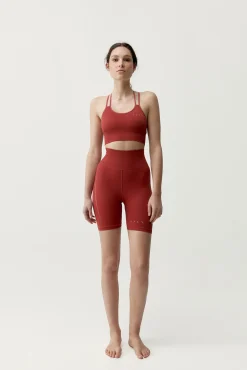 Pantalón corto deportivo Sunset rojo