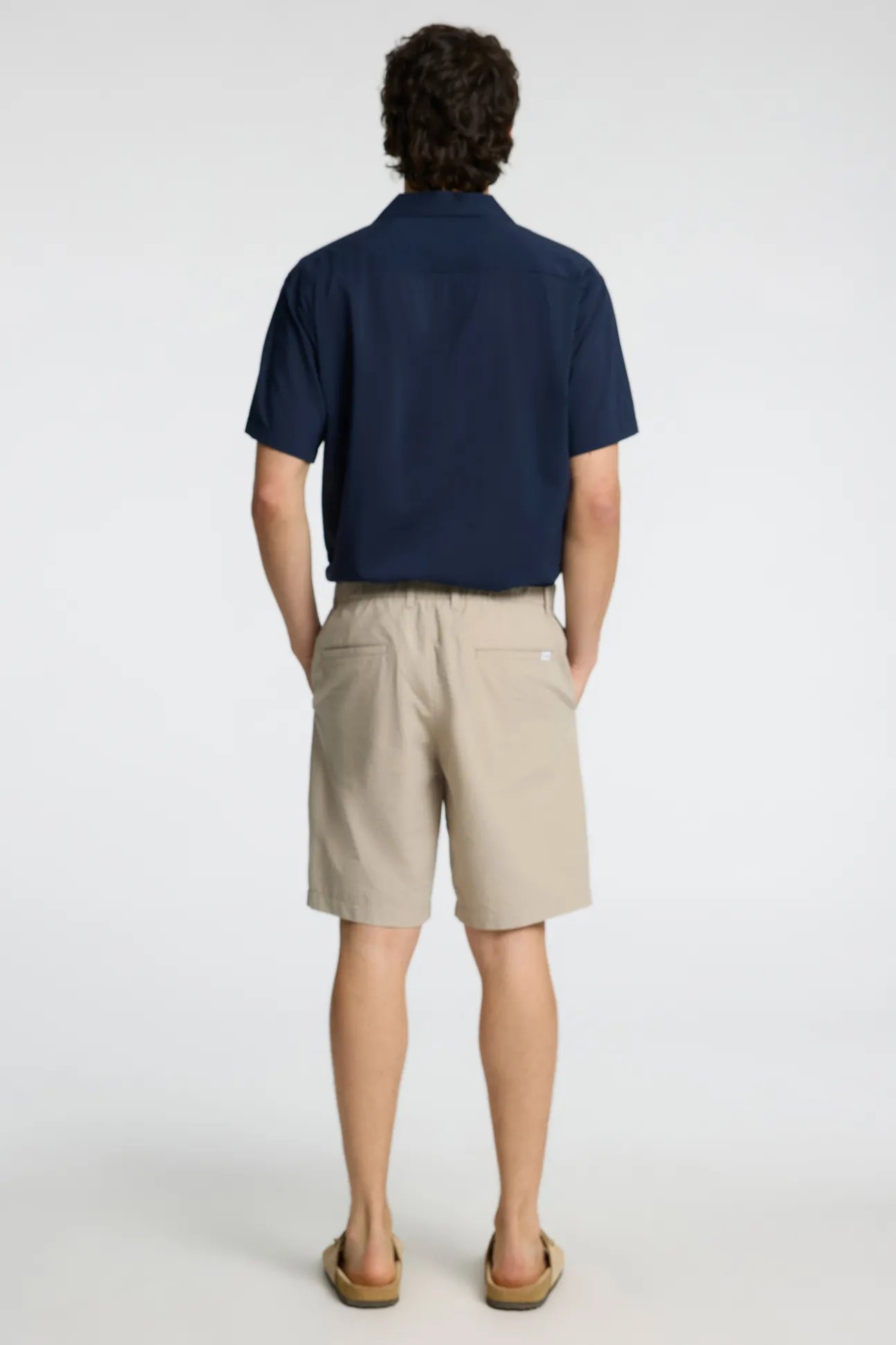 Pantalón corto tejido estructura
