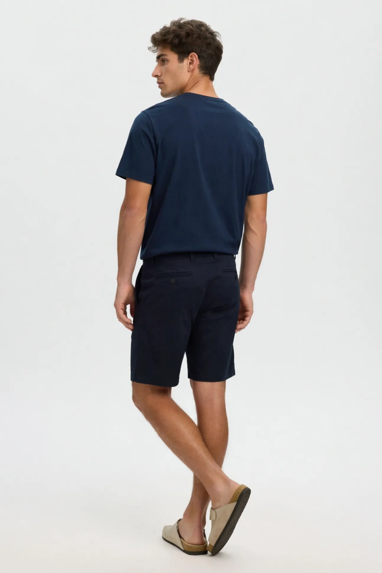 Pantalón corto tejido estructura