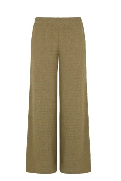 Pantalón de punto ancho