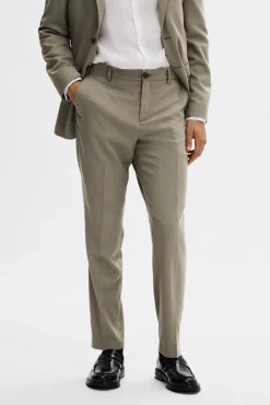 Pantalón de traje Slim Fit confeccionado con lana.