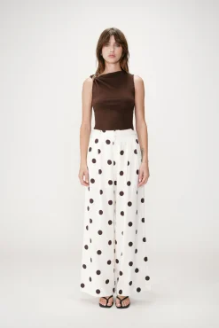 Pantalón estampado lunares Wynell