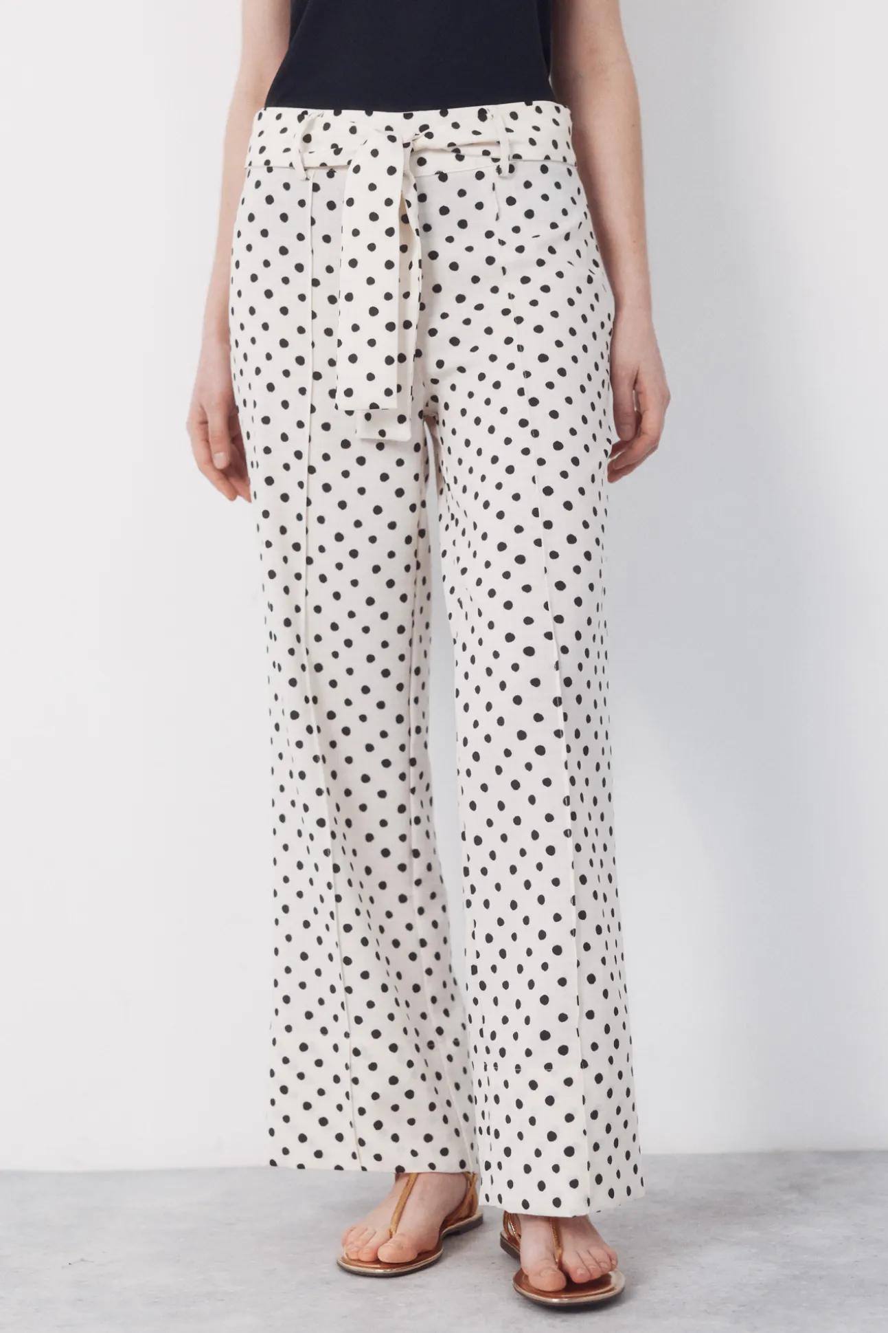 Pantalón estructura fluído