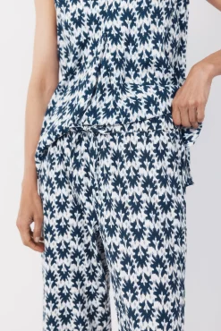 Pantalón fluído estampado
