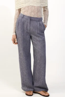 Pantalón fluído índigo