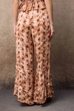 Pantalón fluido estampado