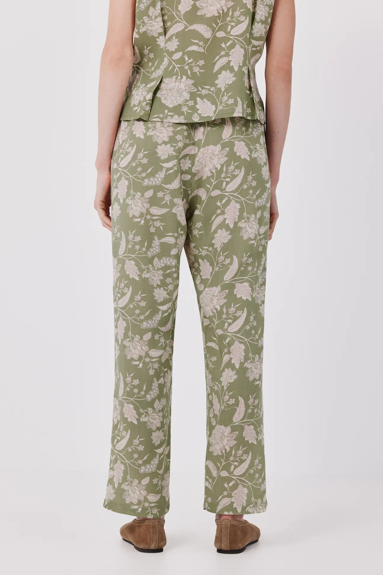 Pantalón fluido estampado