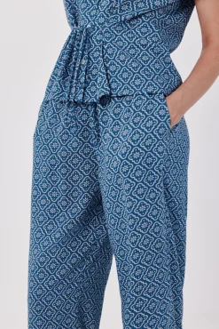 Pantalón fluido estampado