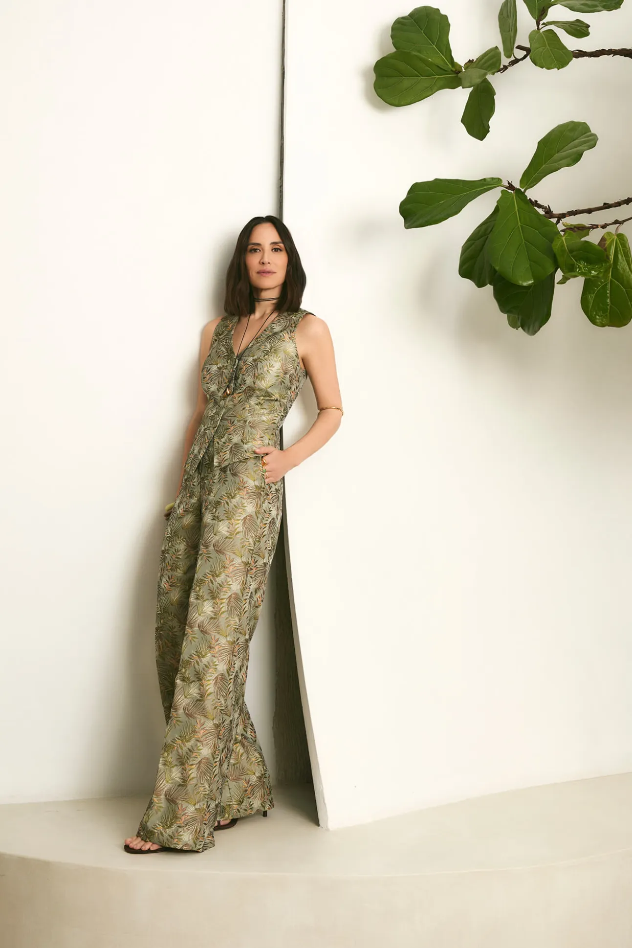 Pantalón jacquard