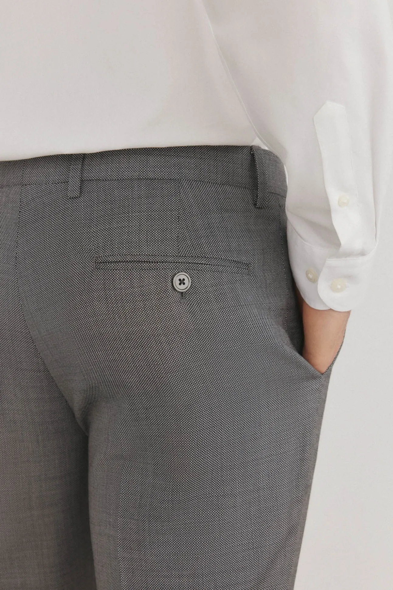 Pantalón ojo de perdiz bi-stretch slim fit
