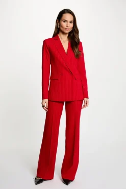 Pantalón recto de tiro alto