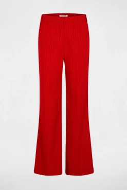 Pantalón recto de tiro alto