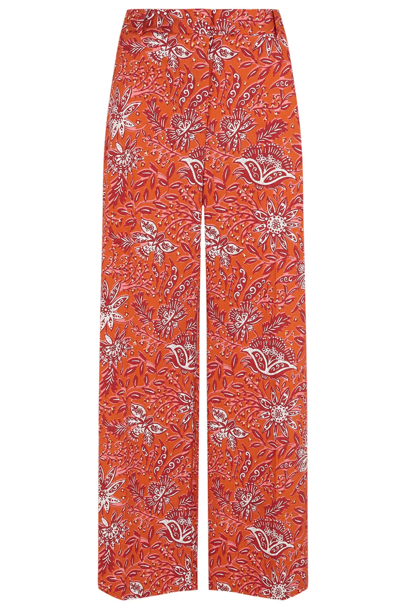 Pantalón recto estampado