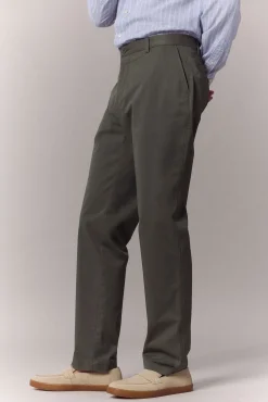 Pantalón traje coordinado algodón