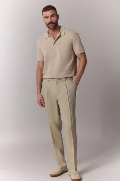 Pantalón traje coordinado lino