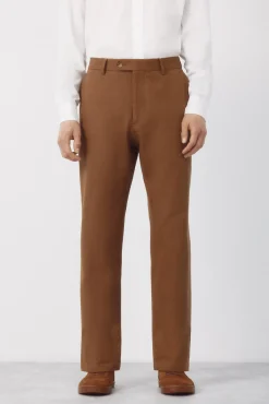 Pantalón traje coordinado mezcla lino