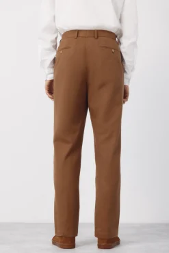 Pantalón traje coordinado mezcla lino