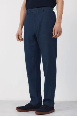 Pantalón traje coordinado mezcla lino