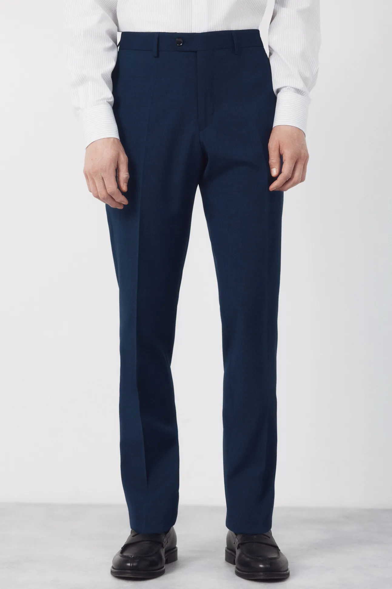 Pantalón traje dynamic cuadro azul