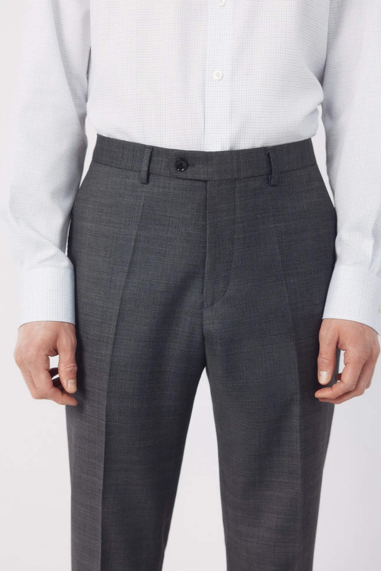 Pantalón traje dynamic estructura gris
