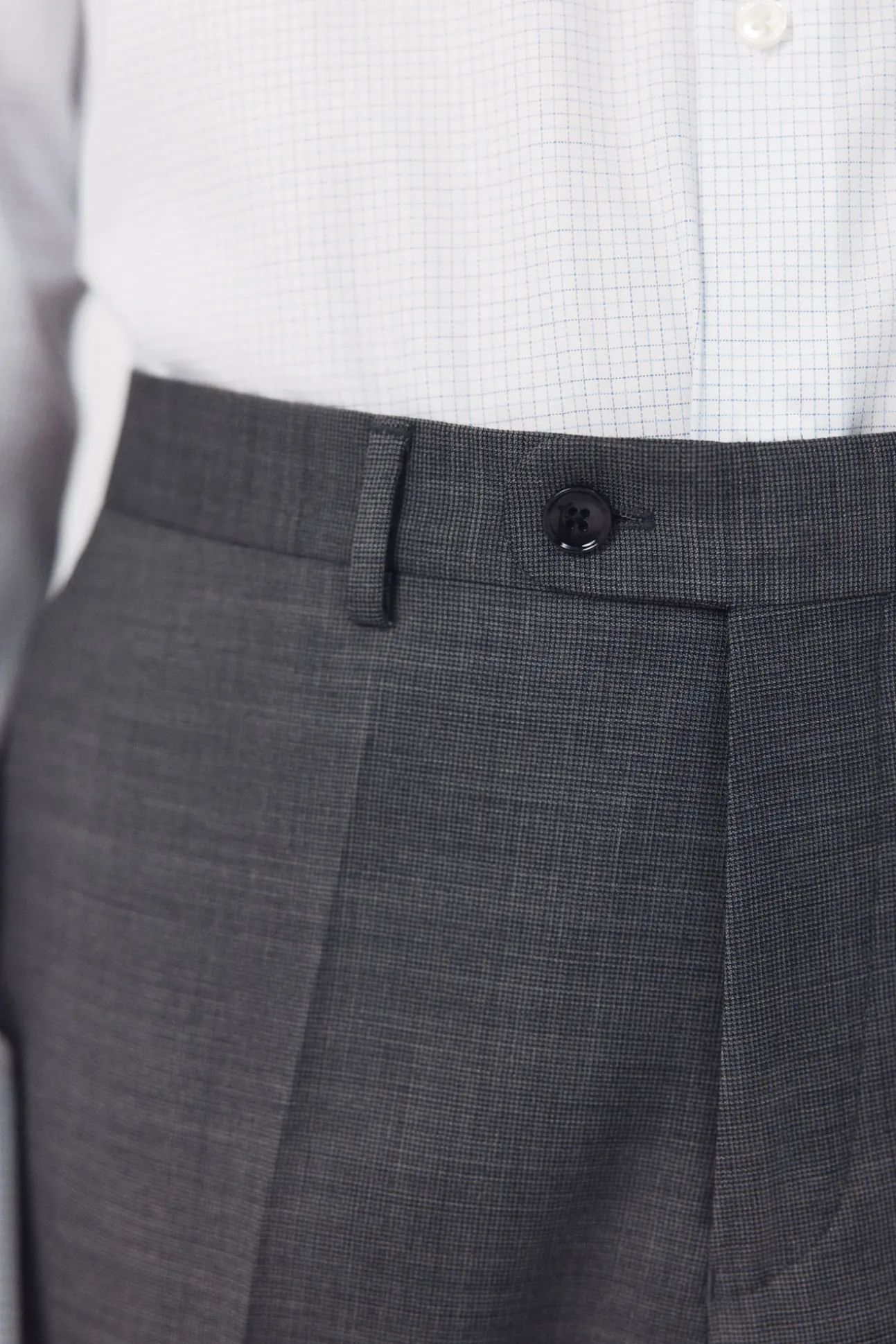 Pantalón traje dynamic estructura gris