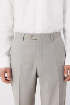 Pantalón traje estructura Serie XXI topo