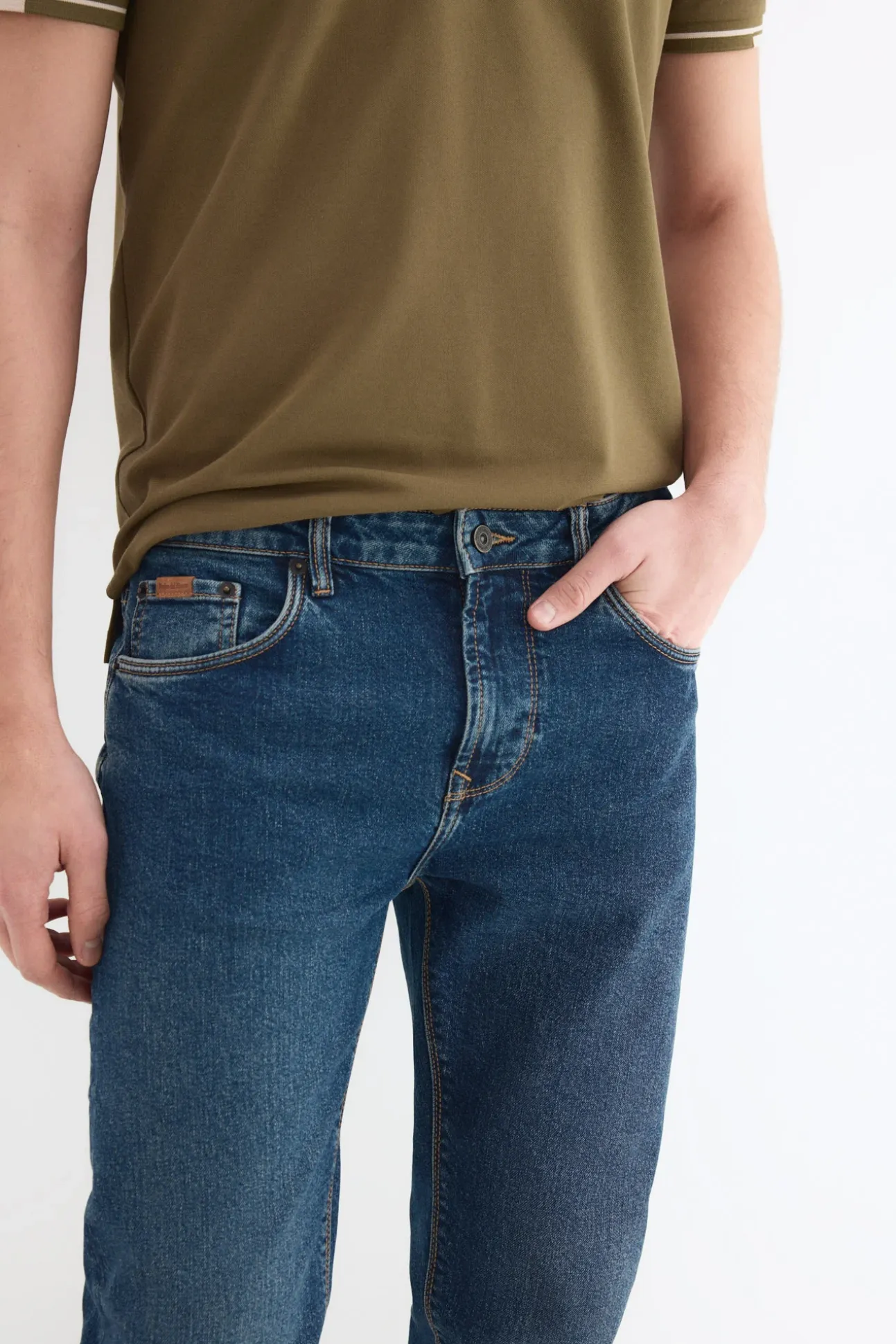 Pantalón vaquero premium flex slim
