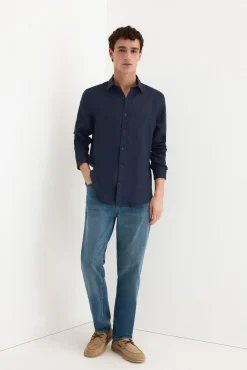 Pantalón vaquero premium flex ligero regular fit
