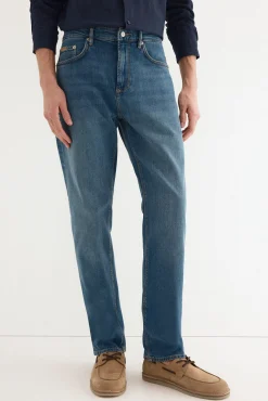 Pantalón vaquero premium flex ligero regular fit
