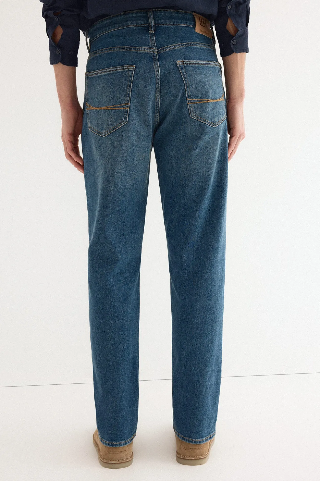 Pantalón vaquero premium flex ligero regular fit