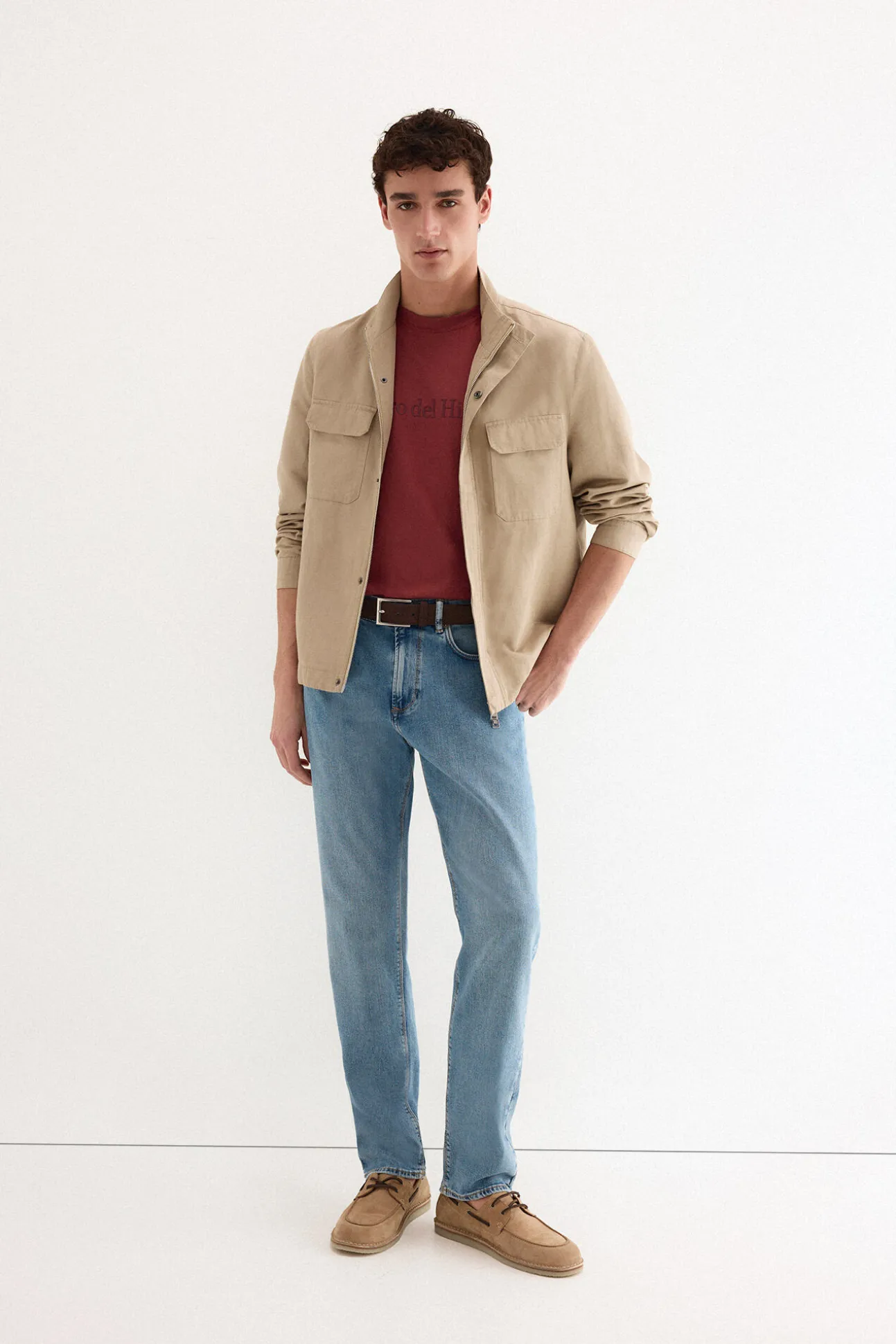 Pantalón vaquero premium flex ligero regular fit