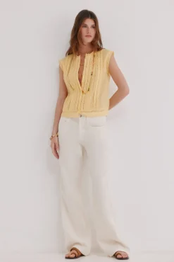 Paupa. Pantalón de lino