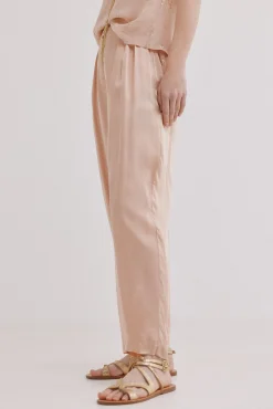 Pearl. Pantalón fluído satinado