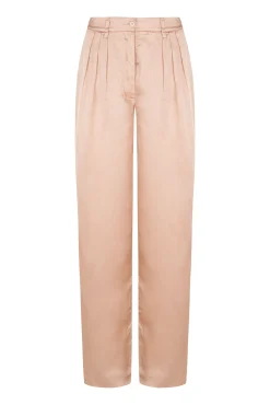 Pearl. Pantalón fluído satinado