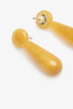 Pendientes lágrima resina