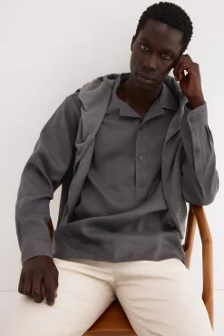 Polera lino lisa