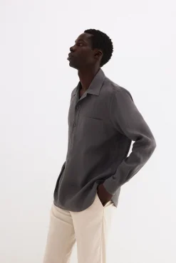 Polera lino lisa