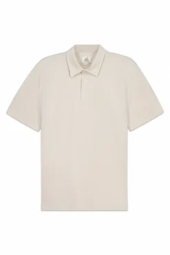 Polo algodón lino bordado avión