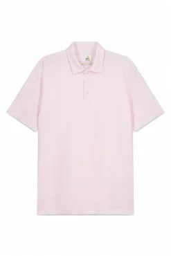 Polo algodón lino bordado avión