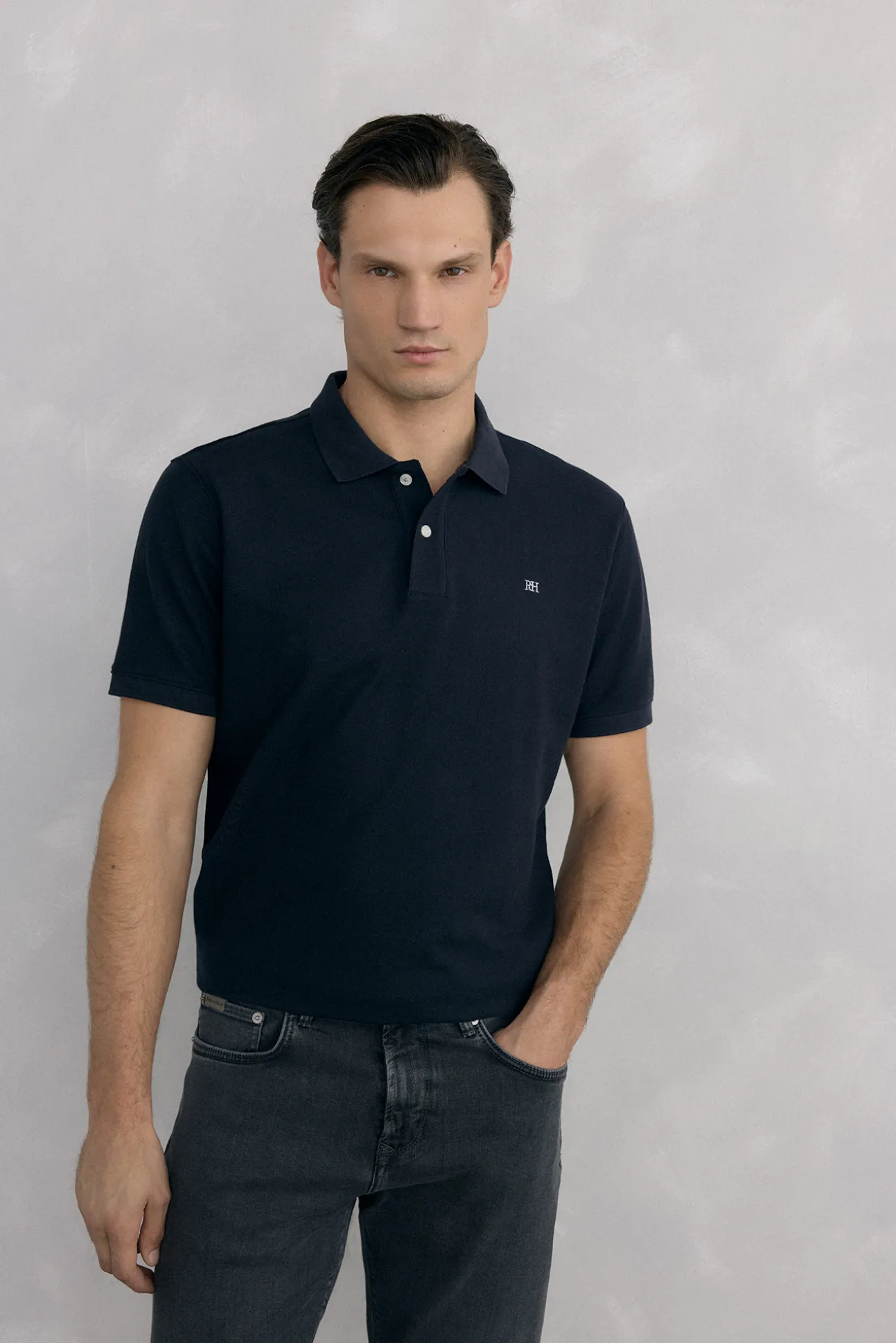 Polo básico piqué