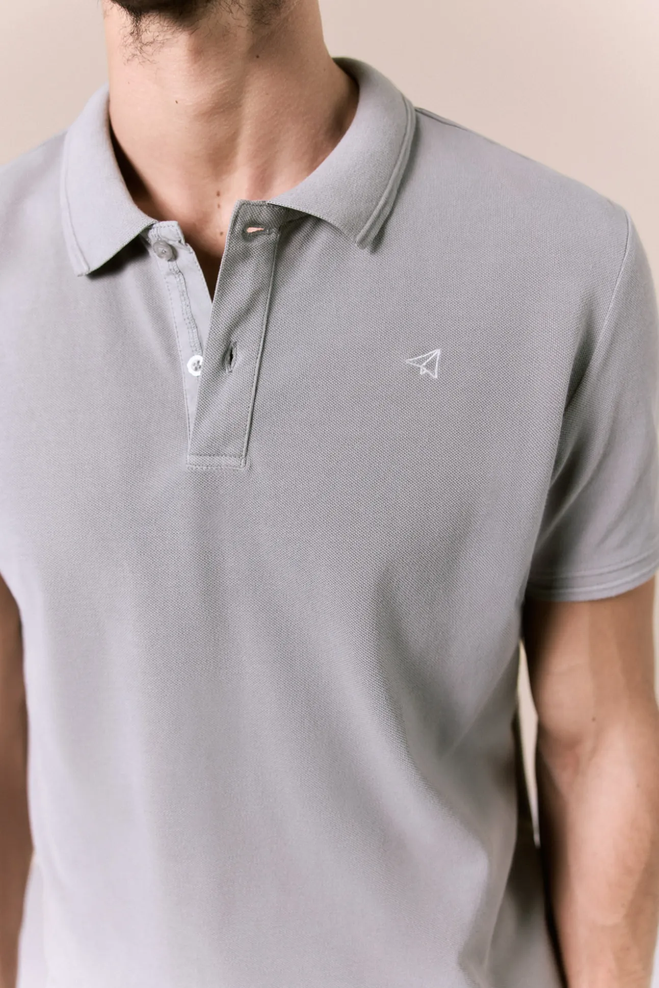 Polo básico piqué lavado