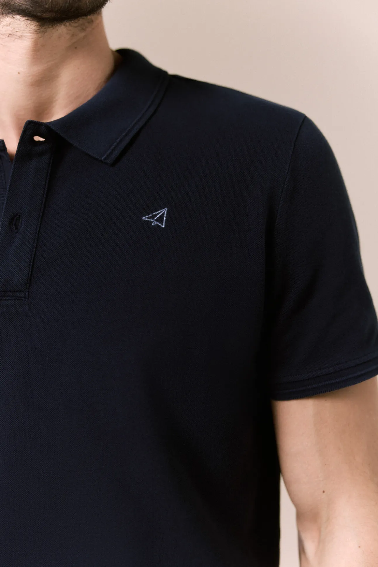 Polo básico piqué lavado