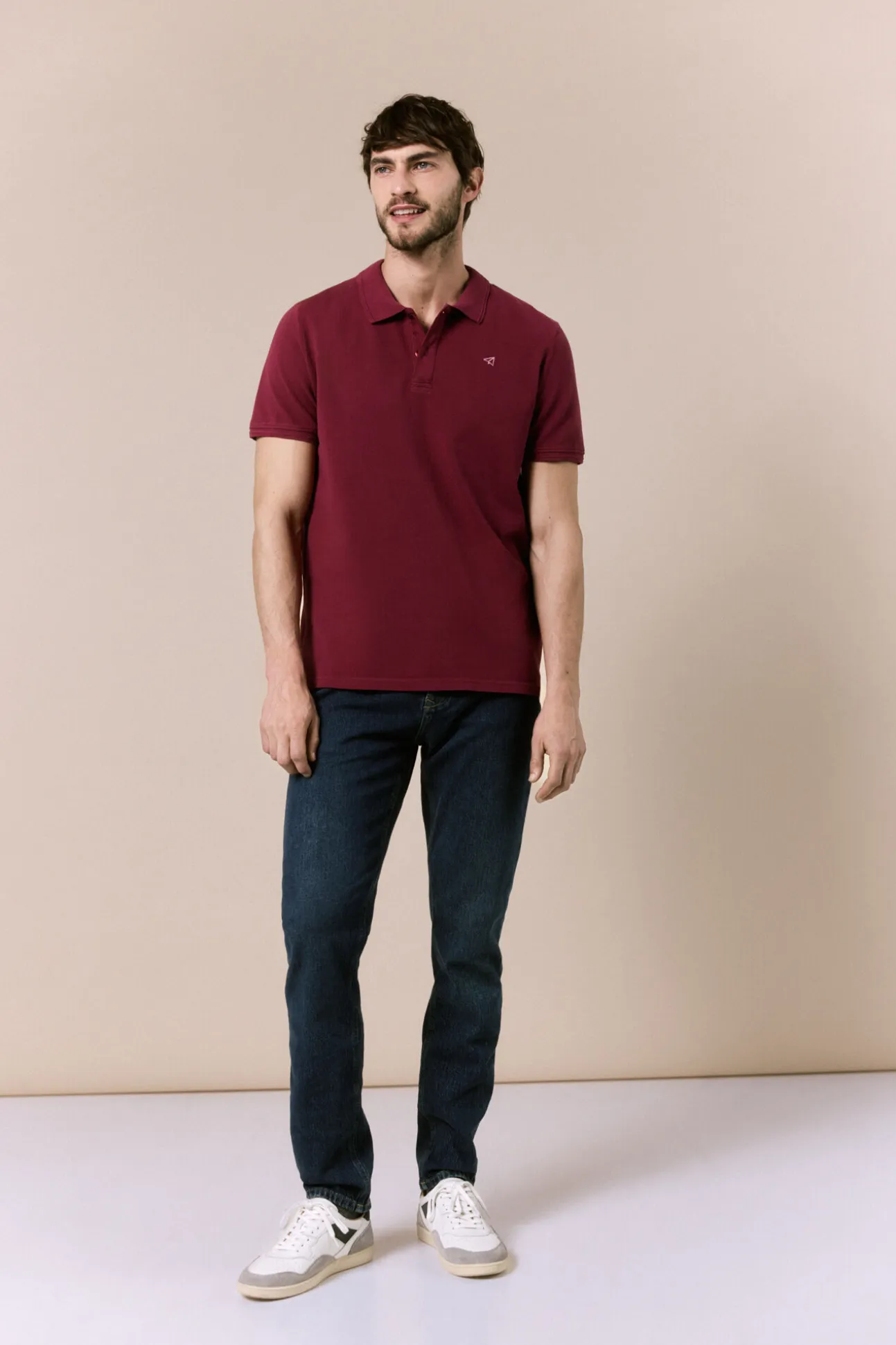 Polo básico piqué lavado