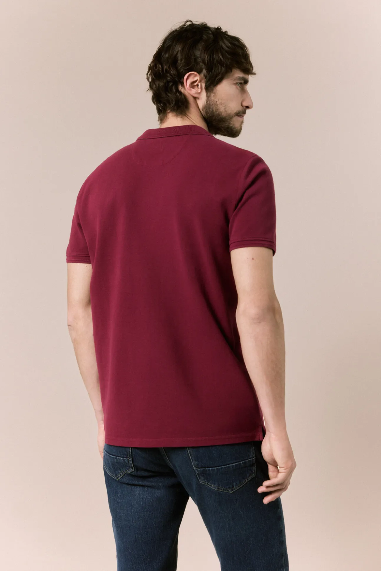 Polo básico piqué lavado