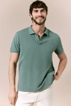 Polo básico piqué lavado