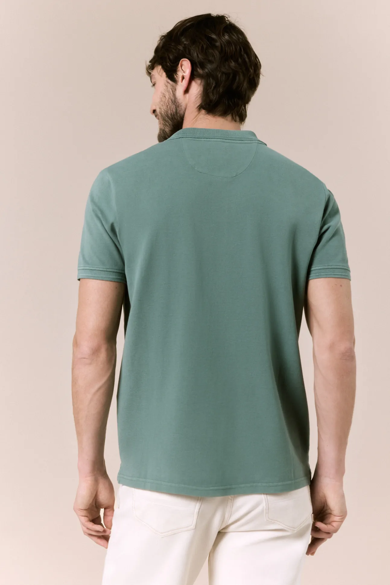 Polo básico piqué lavado
