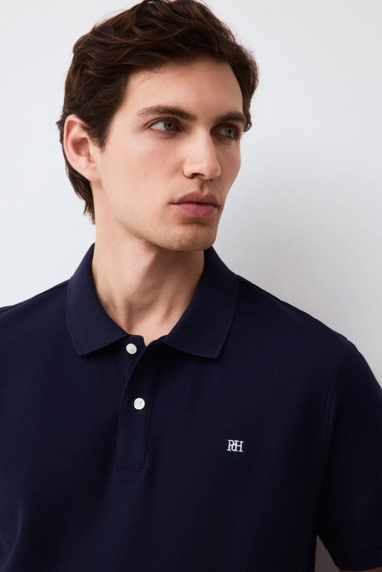 Polo básico slim piqué