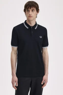 Polo con dos tonos Fred Perry
