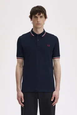 Polo con dos tonos Fred Perry