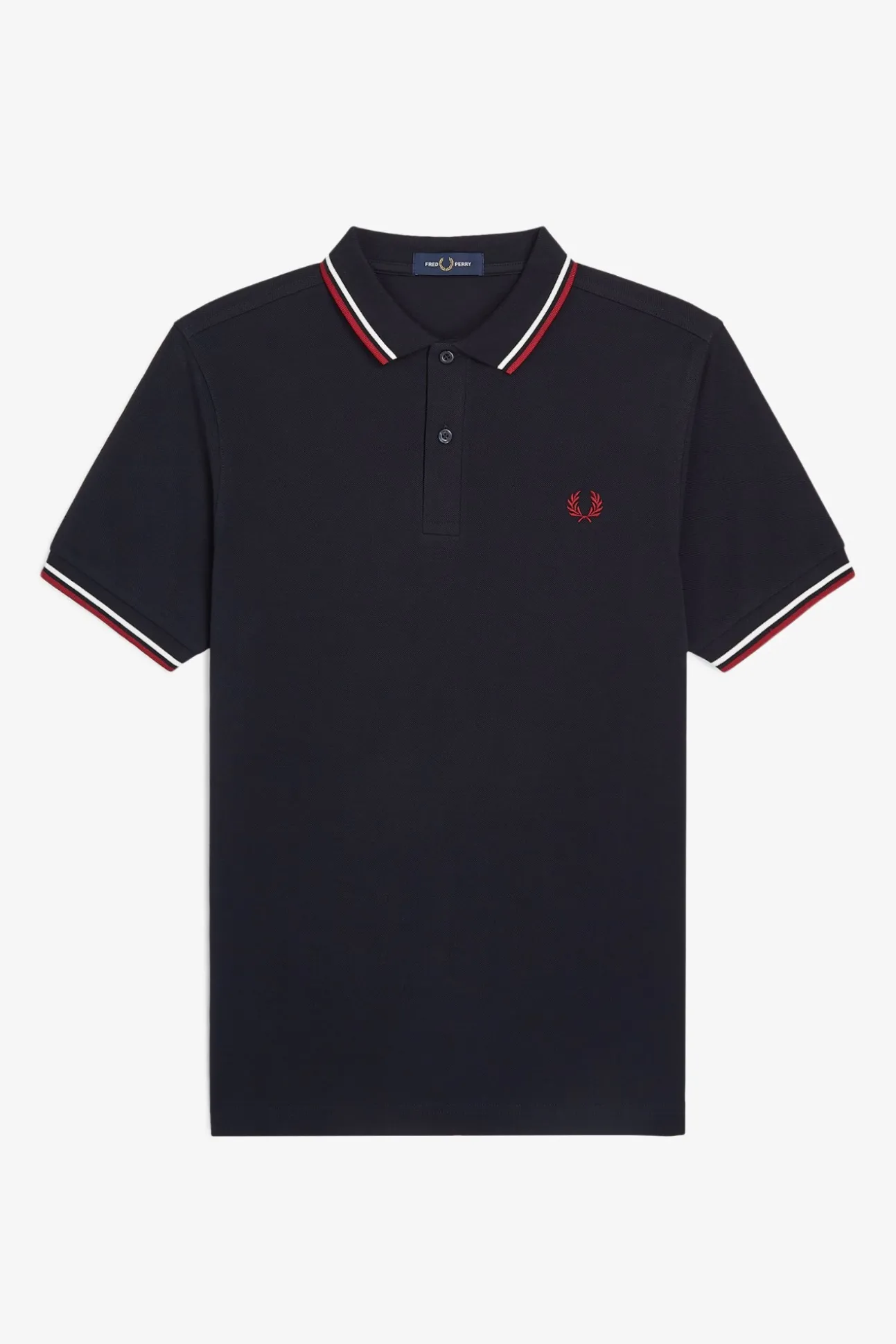 Polo con dos tonos Fred Perry